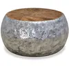 Image de Table Basse Aluminium Teck 60x60x30 Cm Vidaxl