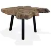 Image de Vidaxl table basse teck authentique 80x70x38 cm 244550