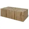 Image de Table Basse Teck Véritable 90x50x30 Cm Vidaxl