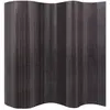 Image de Cloison De Séparation Bambou Gris Largeur 250 Cm Hauteur 165 Cm Vidaxl