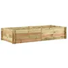 Image de vidaXL Jardinière pour légumes Bois de pin imprégné 197x100x40 cm