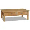 Image de Table Basse Teck Massif 100x60x35 Cm Vidaxl