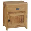 Image de vidaXL Table de chevet teck massif 40x30x50 cm 244484