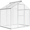 Image de vidaXL Volière dextérieur Aluminium 178 x 122 x 194 cm