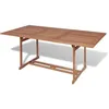 Image de vidaXL Table de jardin 180x90x75 cm Bois de teck solide