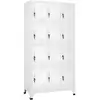 Image de Armoire À Casier Avec 12 Compartiments 90x45x180 Cm Vidaxl