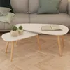 Image de vidaXL Ensemble de tables basses 2 pcs Bois de pin massif Blanc 244731