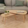 Image de Tables basses en bois de pin massif - VIDAXL - Style scandinave - Marron - 244733