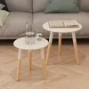 Image de Ensemble De Tables D'appoint 2 Pcs Bois De Pin Massif Blanc Vidaxl