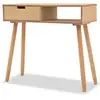 Image de Table Console Bois De Pin Massif 80 X 30 X 72 Cm Marron Vidaxl