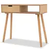 Image de Vidaxl table console bois de pin massif 80 x 30 x 72 cm marron 244739