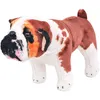 Image de Jouet En Peluche Chien De Race Bulldog Marron Et Blanc Xxl Vidaxl