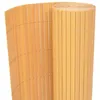Image de Clôture de jardin Double face PVC 90 x 300 cm Jaune - VIDAXL