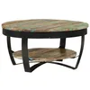 Image de vidaXL Table basse Bois massif de récupération 65x32 cm 244674