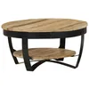 Image de Table Basse Bois Massif De Manguier Brut 65x32 Cm Vidaxl