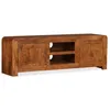 Image de Meuble Tv Bois Massif Avec Finition Miel 120 X 30 X 40 Cm Vidaxl