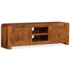 Image de vidaXL Meuble TV Bois massif avec finition miel 120 x 30 x 40 cm