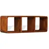 Image de Meuble Tv Bois Massif Avec Finition Miel 120 X 30 X 40 Cm Vidaxl
