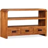 Image de Meuble Tv Bois D'acacia Solide 90 X 30 X 55 Cm Vidaxl