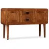 Image de Buffet Bois Massif Avec Finition Miel 120x30x75 Cm Vidaxl