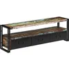 Image de Meuble Tv Bois De Récupération Massif 120 X 30 X 40 Cm Vidaxl