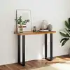 Image de Table Console Teck 100 X 35 X 75 Cm Vidaxl