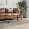 Image de Table Basse Teck Résine 100x50x40 Cm Vidaxl