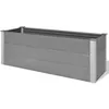 Image de Jardinière - WPC - 150 x 50 x 54 cm - Gris - Composite bois-plastique - Rectangulaire