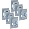 Image de Anneau D'arrimage Pour Remorque 6 Pcs Acier Galvanisé 2000 Kg Vidaxl