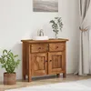 Image de vidaXL Buffet bois dacajou massif 75x30x65 cm 244490