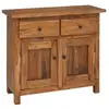 Image de Vidaxl buffet bois d'acajou massif 75x30x65 cm 244490