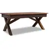 Image de Table Basse Bois De Récupération Mélangé 110x60x45 Cm Vidaxl