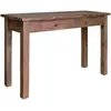 Image de Table Console Bois D'acajou Massif 123x42x75 Cm Vidaxl
