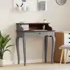 Image de Bureau D'écriture Bois D'acajou Massif 80x40x92 Cm Vidaxl