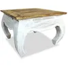 Image de Table D'appoint Bois D'acajou Massif 50x50x35 Cm Vidaxl