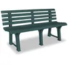 Image de Banc de jardin - VIDAXL - 1455 cm - Plastique - Vert - 2 personnes - Meuble de jardin