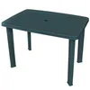 Image de Table De Jardin Vert 101 X 68 X 72 Cm Plastique Vidaxl