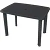 Image de Table De Jardin Anthracite 101 X 68 X 72 Cm Plastique Vidaxl