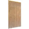 Image de Rideau De Porte Contre Insectes Bambou 100 X 200 Cm Vidaxl