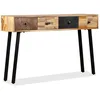 Image de vidaXL Table console Teck massif de récupération 120 x 30 x 76 cm