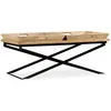 Image de vidaXL Table basse Bois de manguier massif 110x55x42 cm 244898
