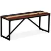 Image de Banc 110 X 35 X 45 Cm Bois De Récupération Massif Vidaxl