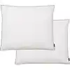 Image de Oreiller Lot De 2 Remplissage De Duvet 70 X 60 Cm Blanc Vidaxl