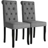 Image de vidaXL 2x Chaises de Salle à Manger Chaises à Dîner Chaises de Repas Sièges de Cuisine Meubles de Cuisine Maison Intérieur 245514