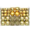 Image de Ensemble De Boules De Noël 100 Pcs 3/4/6 Cm Doré Vidaxl