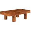 Image de Table Basse Bois D'acacia Solide Avec Finition Miel 100x50x30cm Vidaxl