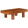 Image de vidaXL Table basse Bois dacacia solide avec finition miel 100x50x30cm