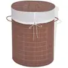 Image de Panier À Linge Ovale Bambou Marron Vidaxl