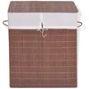 Image de Panier À Linge Rectangulaire Bambou Marron Vidaxl