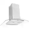 Image de Hotte Îlot 90 Cm Acier Inoxydable 756 M³/h Led Vidaxl